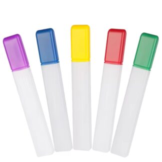 Fodral för jumperstickor av transparent plast