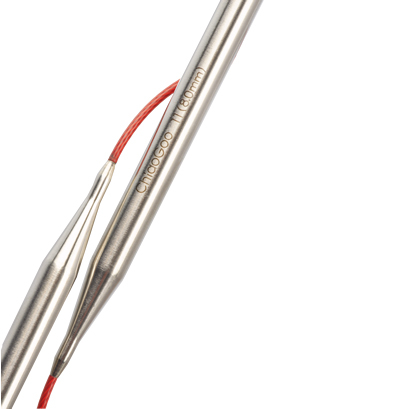 ChiaoGoo Red Lace Rundstickor