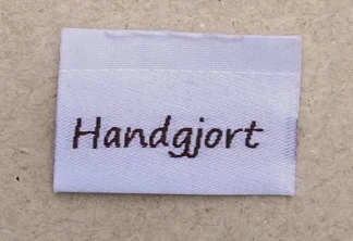 Etikett - Handgjort