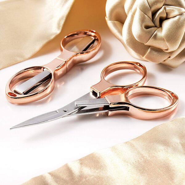 Ihopfällbar Sax "Rose Gold Folding Scissors"